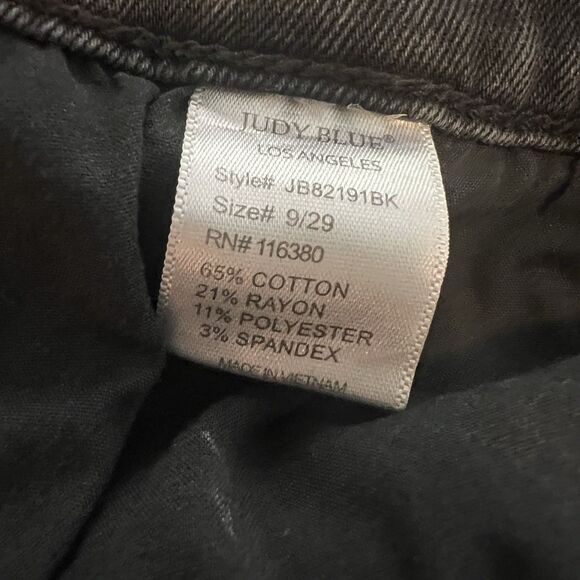 Judy Blue Women’s Jeans 9/29 Skinny Plaid Inlay - Picture 4 of 5